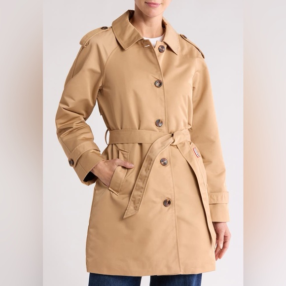 Hunter Women’s Stacy Water Resistant Trench Coat NWT - Picture 6 of 15